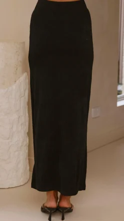 LILYWHYT Sets|Bump Friendly^Kahili Maxi Skirt - Black