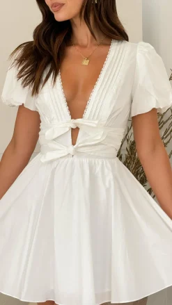 Main St Hen'S Collection|Dresses^Kaloni Mini Dress - White
