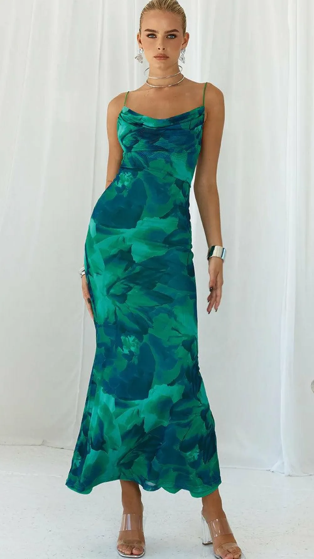 Prem Group Sale Dresses^Kapri Maxi Slip Dress - Green Floral