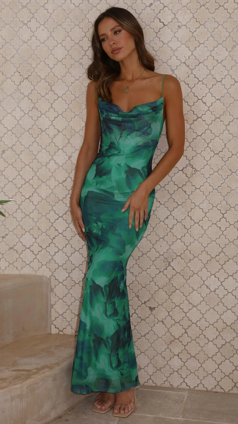 Prem Group Sale Dresses^Kapri Maxi Slip Dress - Green Floral