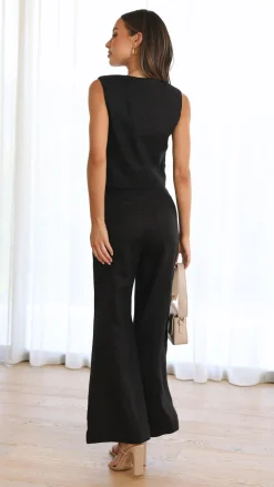 Fashion Allied Sets|Bottoms^Karah Pants - Black