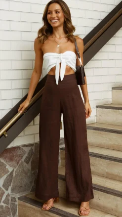 Fashion Allied Sets|Bottoms^Karah Pants - Chocolate