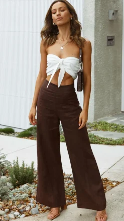 Fashion Allied Sets|Bottoms^Karah Pants - Chocolate