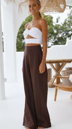 Fashion Allied Sets|Bottoms^Karah Pants - Chocolate