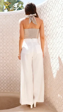 Fashion Allied Sets|Bottoms^Karah Pants - White