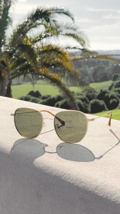 Your Accessory Shop Sunglasses^Karmen Sunglasses - Moss/Gold