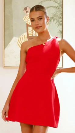 LILYWHYT Dresses|Mini^Katalina Mini Dress - Red