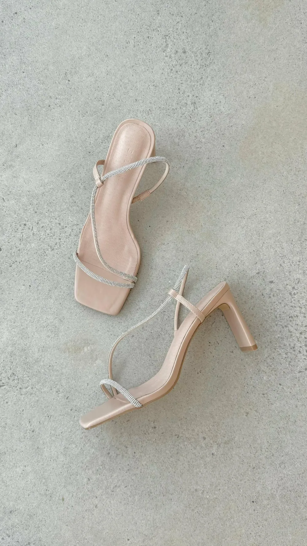 Billini Billini^Kaye Heels - Nude Diamante