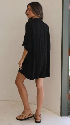 Desire Playsuits^Keely Playsuit - Black