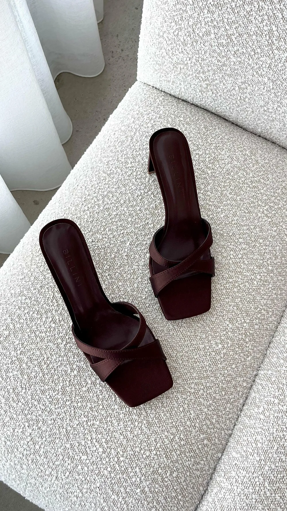 Billini Billini^Kelsie Heels - Espresso Satin