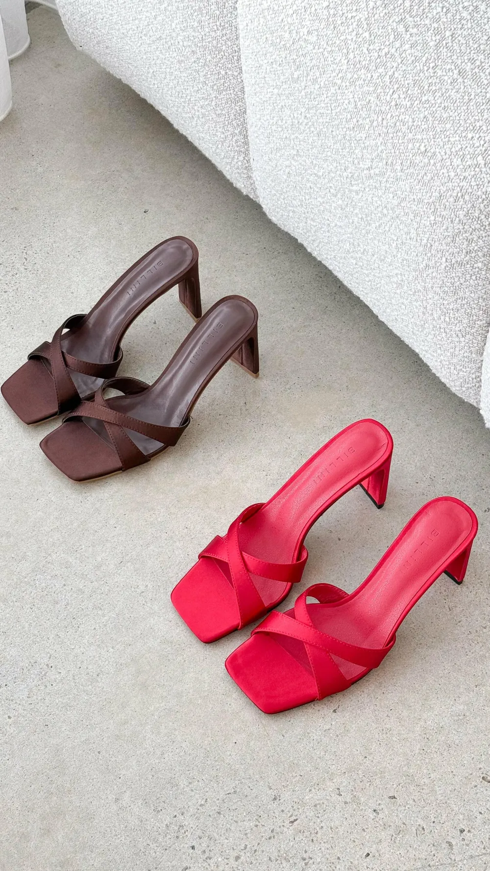 Billini Billini^Kelsie Heels - Espresso Satin