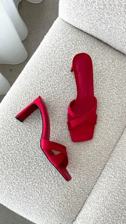 Billini Billini^Kelsie Heels - Saffron Satin