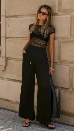 SASHA (BNE) Sets|Bottoms^Khloe Pants - Black