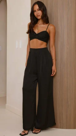 SASHA (BNE) Sets|Bottoms^Khloe Pants - Black