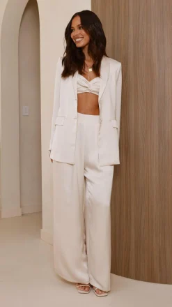SASHA (BNE) Sets|Bottoms^Khloe Pants - Ivory