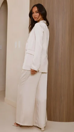 SASHA (BNE) Sets|Bottoms^Khloe Pants - Ivory