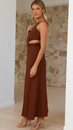 Main St Dresses|Maxi^Kimberley Maxi Dress - Chocolate