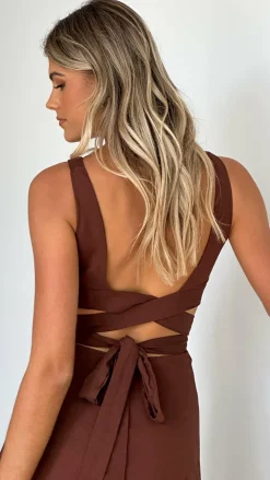 Main St Dresses|Maxi^Kimberley Maxi Dress - Chocolate