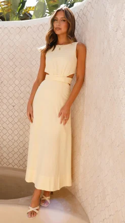 Main St Dresses|Maxi^Kimberley Maxi Dress - Yellow