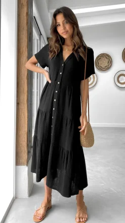 Desire Dresses|Midi^Kimberly Midi Dress - Black