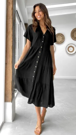 Desire Dresses|Midi^Kimberly Midi Dress - Black