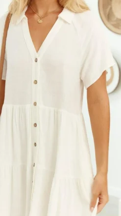 Desire Dresses|Midi^Kimberly Midi Dress - White