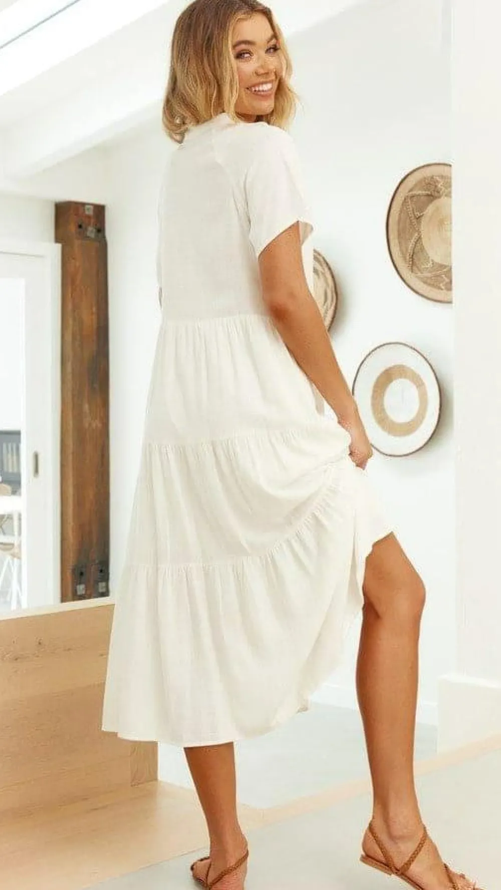 Desire Dresses|Midi^Kimberly Midi Dress - White