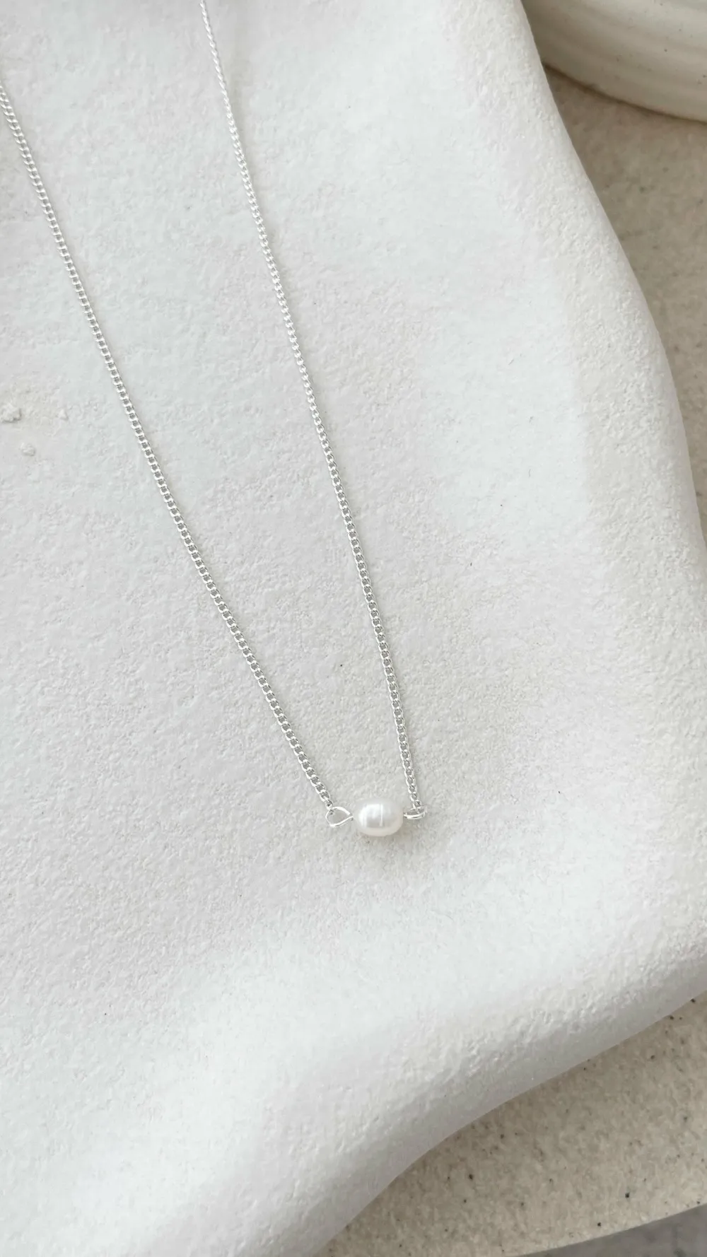 Angel Whisper Necklaces|Hen'S Collection^Kimmy Necklace - Silver/Pearl