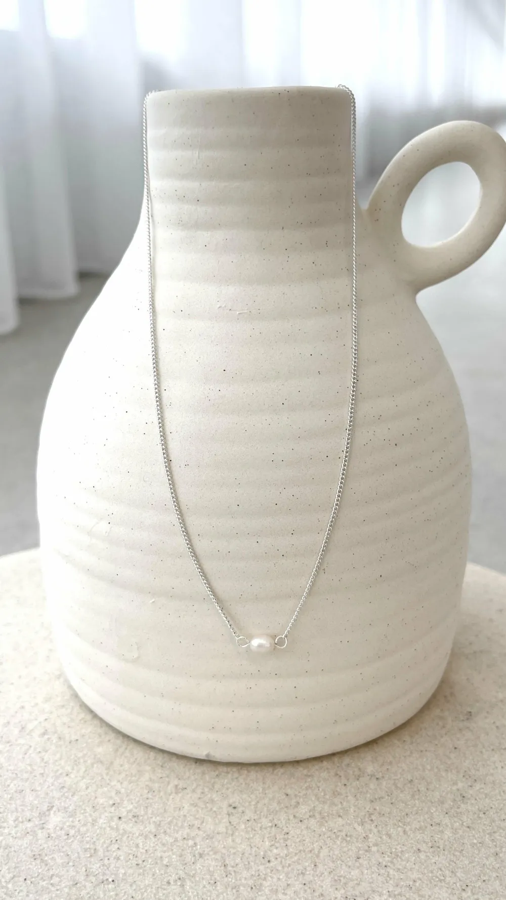 Angel Whisper Necklaces|Hen'S Collection^Kimmy Necklace - Silver/Pearl