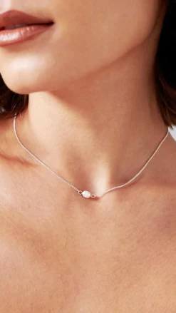 Angel Whisper Necklaces|Hen'S Collection^Kimmy Necklace - Silver/Pearl