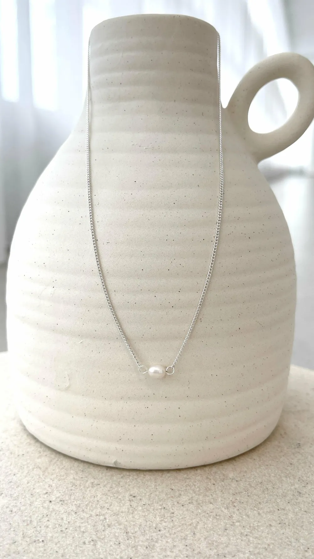 Angel Whisper Necklaces|Hen'S Collection^Kimmy Necklace - Silver/Pearl