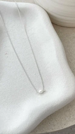 Angel Whisper Necklaces|Hen'S Collection^Kimmy Necklace - Silver/Pearl