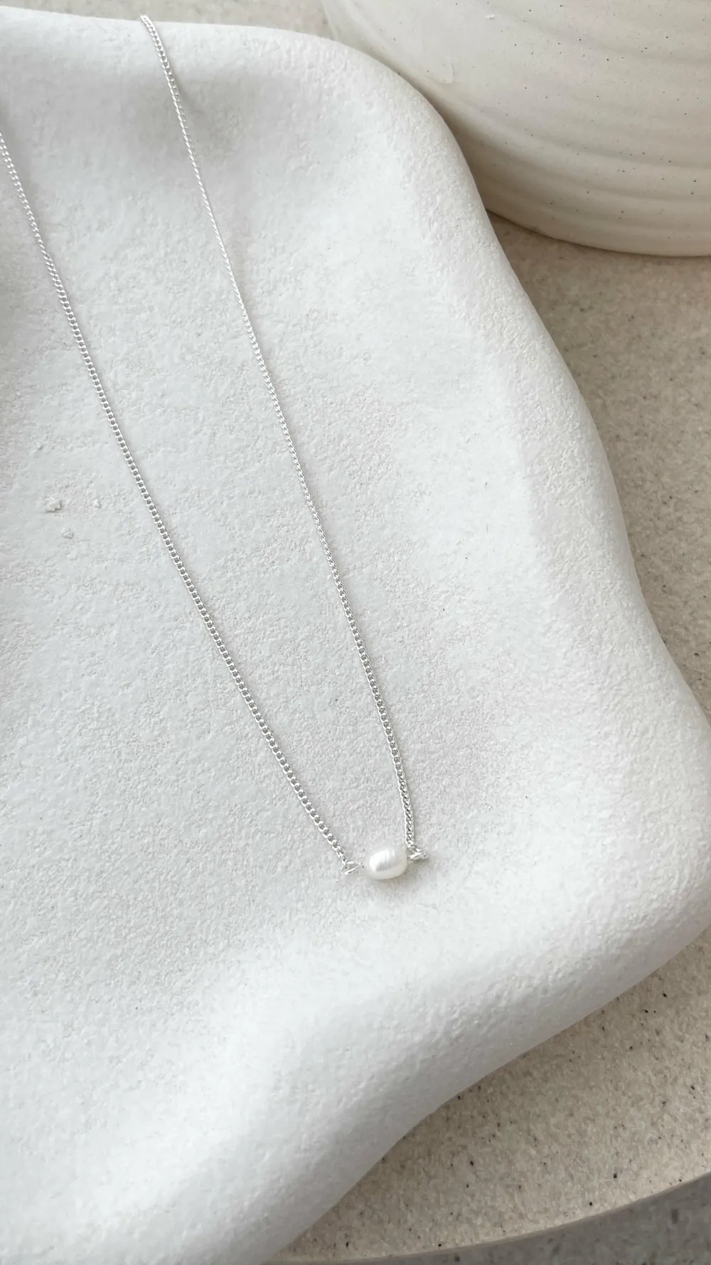 Angel Whisper Necklaces|Hen'S Collection^Kimmy Necklace - Silver/Pearl