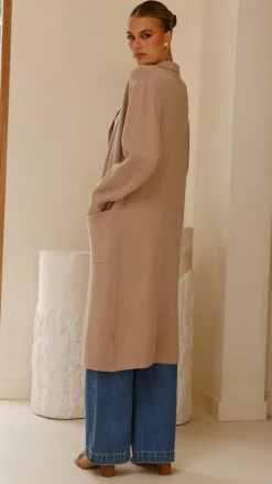 Fashion Allied Cardigans|Cardigans^Kira Coatigan - Stone