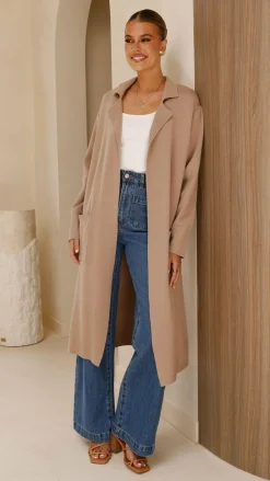 Fashion Allied Cardigans|Cardigans^Kira Coatigan - Stone