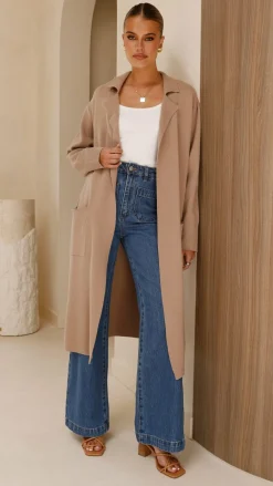 Fashion Allied Cardigans|Cardigans^Kira Coatigan - Stone