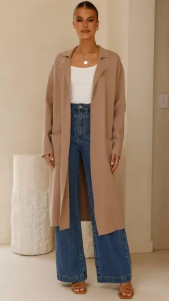 Fashion Allied Cardigans|Cardigans^Kira Coatigan - Stone