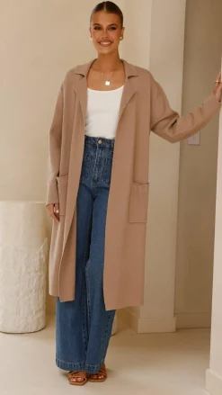 Fashion Allied Cardigans|Cardigans^Kira Coatigan - Stone