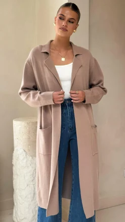 Fashion Allied Cardigans|Cardigans^Kira Coatigan - Stone