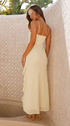 SASHA (BNE) Dresses|Midi^Kiyah Midi Dress - Yellow
