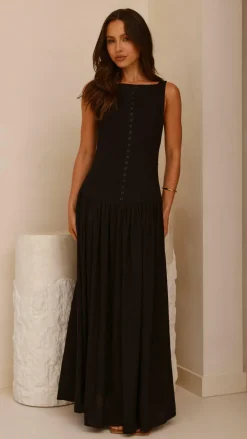 YH AND CO Dresses|Maxi^Kora Maxi Dress - Black