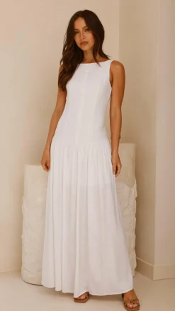 YH AND CO Sale Dresses^Kora Maxi Dress - White