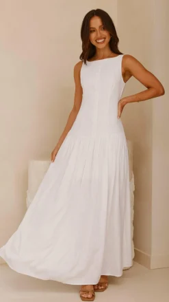 YH AND CO Sale Dresses^Kora Maxi Dress - White