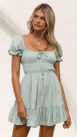 LILYWHYT Sale Dresses^Kori Mini Dress - Sage