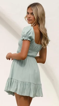 LILYWHYT Sale Dresses^Kori Mini Dress - Sage
