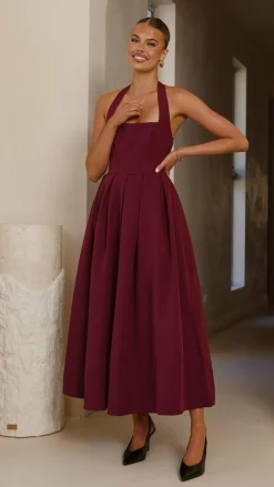 SASHA (BNE) Dresses|Maxi^Kristen Maxi Dress - Wine