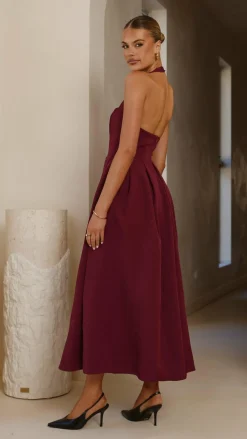 SASHA (BNE) Dresses|Maxi^Kristen Maxi Dress - Wine