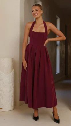 SASHA (BNE) Dresses|Maxi^Kristen Maxi Dress - Wine