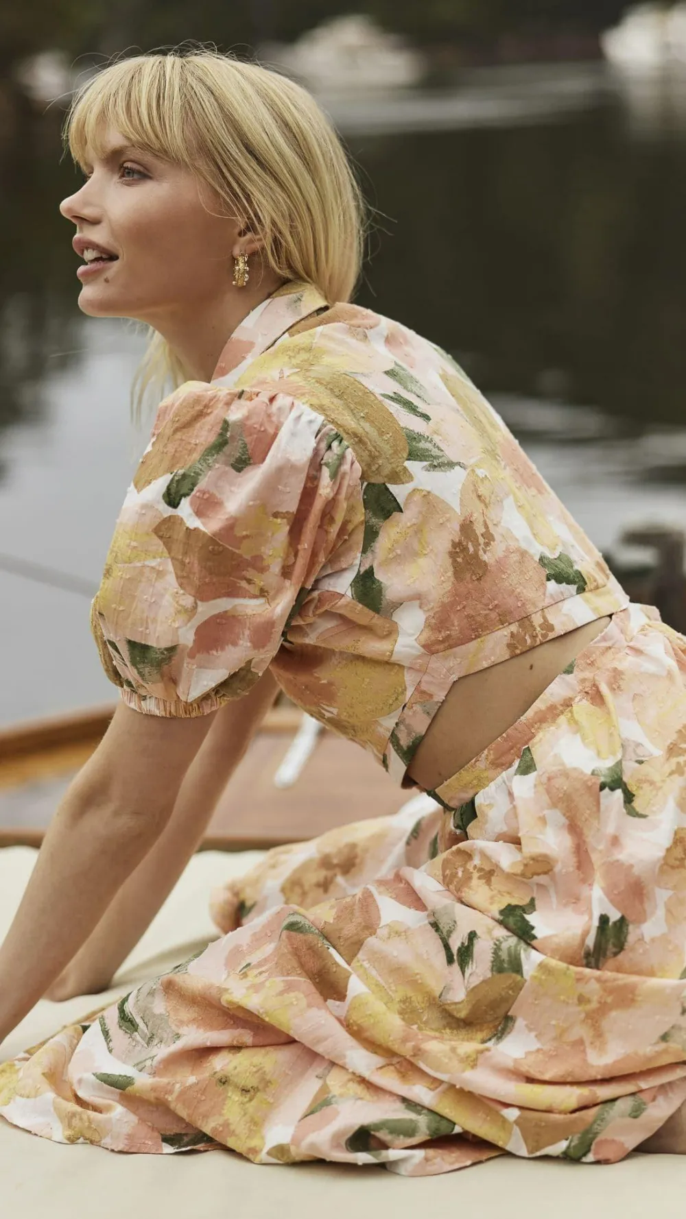 Girl and the Sun Dresses|Midi^Kylo Midi Dress - Mallorca Floral