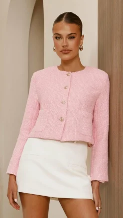 SASHA (BNE) Jackets|Knitwear^Laina Jacket - Pink